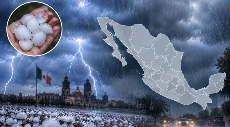 ¿Descargas eléctricas y caída de granizo? Estos son los estados que sufrirán lluvias hoy 29 de octubre