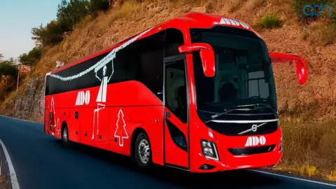 Suspenden línea de camiones ADO por tormenta tropical Raymond