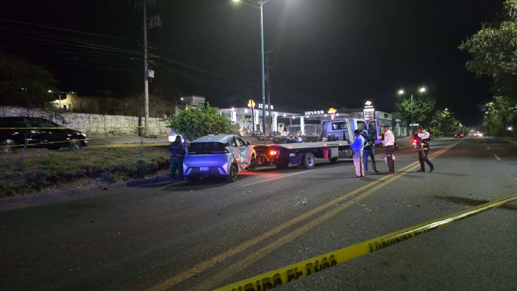 Accidente avenida Madero Poniente