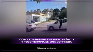 VIDEO VIRAL: Conductores discuten en el tráfico sin saber lo que pasaría al final
