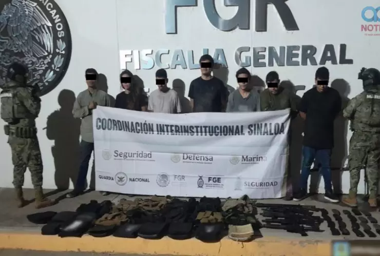 Detenidos durante operativo en Culiacán y Navolato