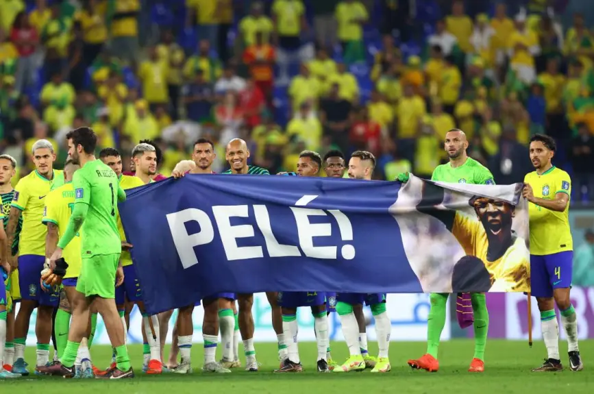 Jugadores de Brasil mandan mensaje de apoyo a Pelé