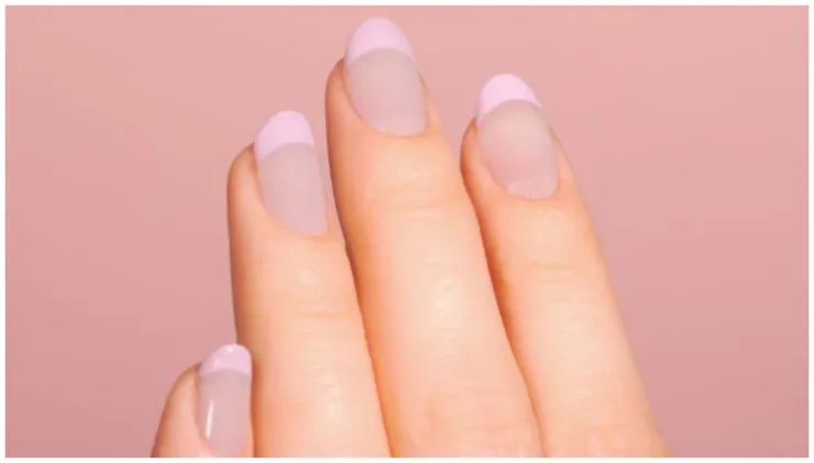 uñas Diseños lavanda 2