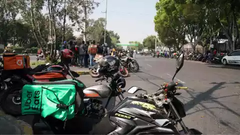 Manifestaci&oacute;n de repartidores