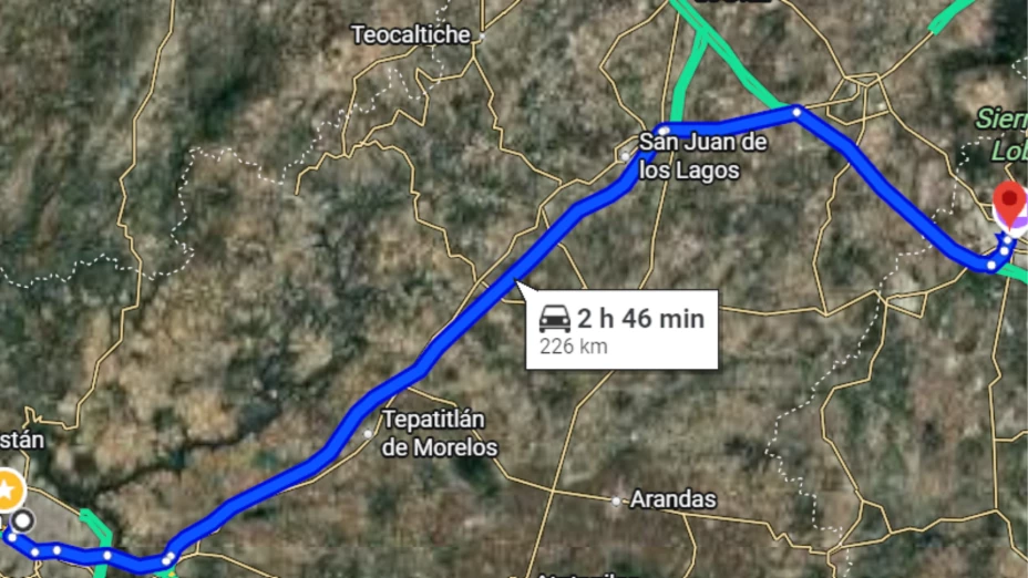 tráfico carretera Guadalajara León HOY Sábado 22 de Noviembre.png