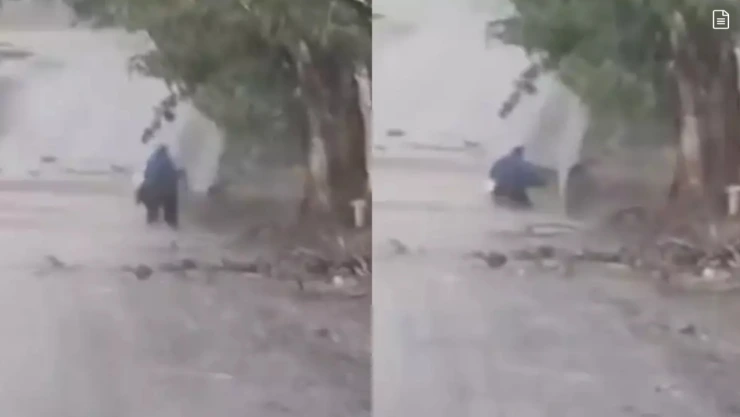 Corriente de río arrastra a hombre y su caballo en Veracruz
