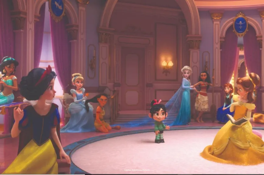 La película Wifi Ralph incluyó en varias de sus escenas a personajes de otras películas animadas, así como marcas y mucho más. | Estreno Platinum por Azteca 7