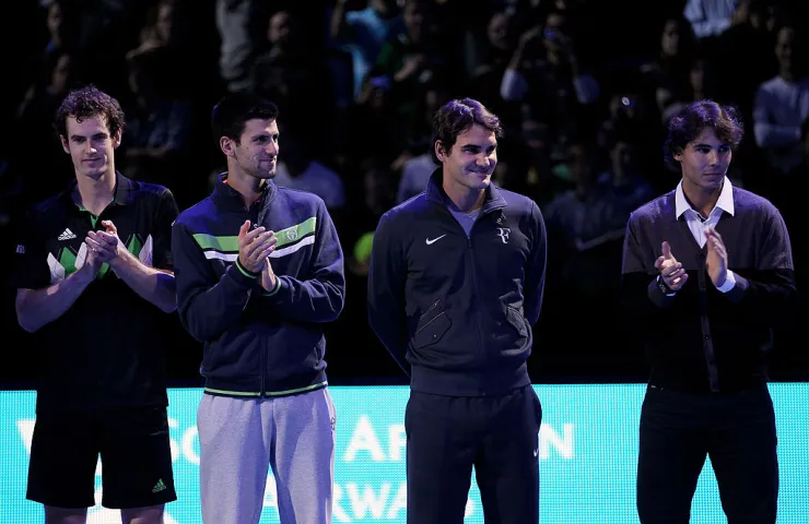 Federer, Nadal, Djokovic y Murray, los más grandes del tenis