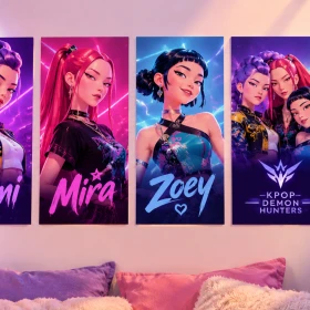 5 imágenes de Las Guerreras Kpop con sus nombres para poner en tu habitación