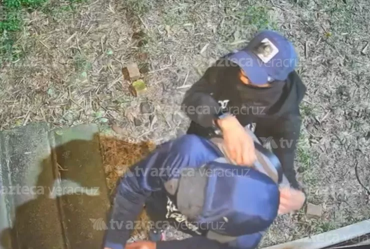 Cámaras de seguridad captaron movimientos sospechosos en una vivienda de Xalapa