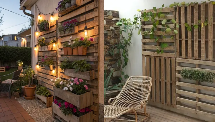 Jardín vertical pequeño aesthetic