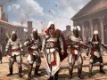 Assassin’s Creed: Brotherhood (2010)
Secuela directa de AC II, amplió la historia de Ezio y nos permitió liderar nuestra propia hermandad de Asesinos en Roma. Su sistema de combate mejorado y la introducción del modo multijugador lo hicieron un favorito entre los fans.
Crédito: Ubisoft Montréal