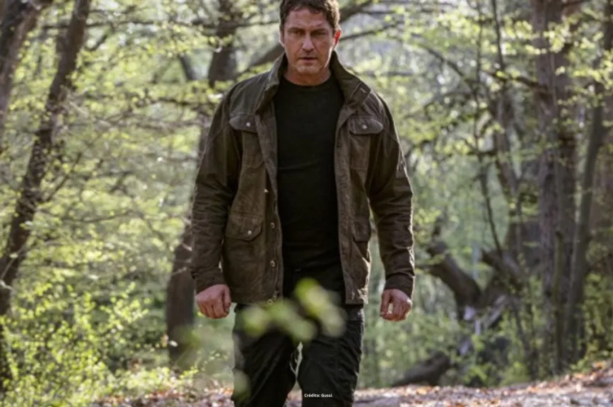 Escenas de la película Agente Bajo Fuego con el actor Gerard Butler con el personaje de Mike Banning. | Estreno Platinum por Azteca 7.