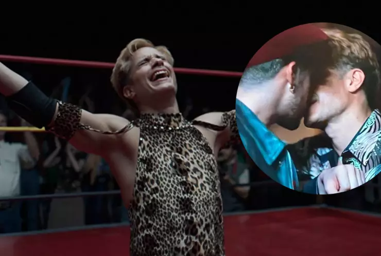 Foto Filtran escena de beso entre Gael García y Bad Bunny