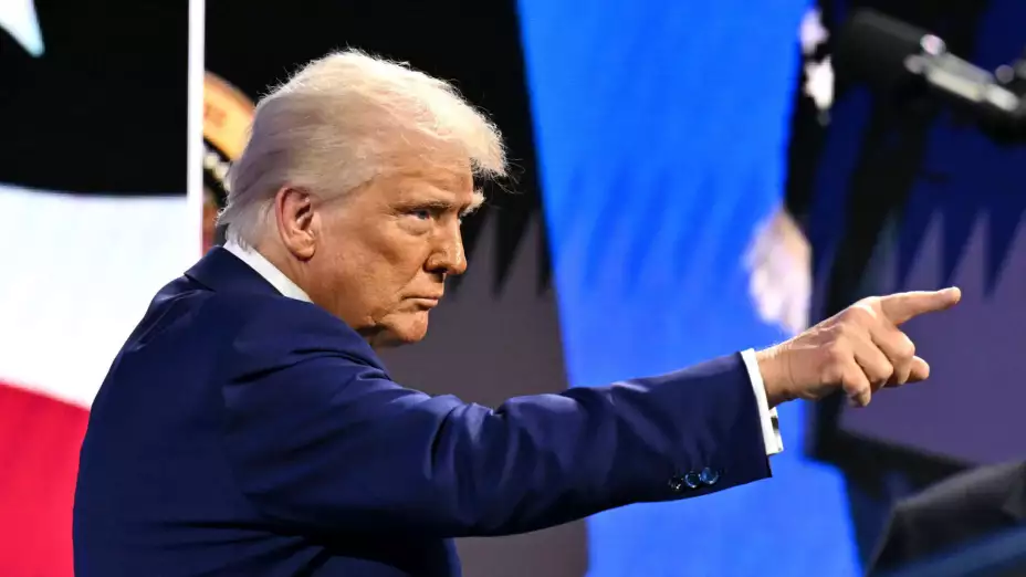 Donald Trump en una conferencia en Miami Beach, Florida.