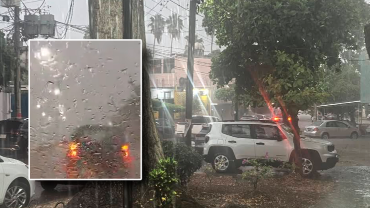 Fuertes lluvias, vientos y tormenta eléctrica azotan a Tuxtla Gutiérrez este 23 de mayo