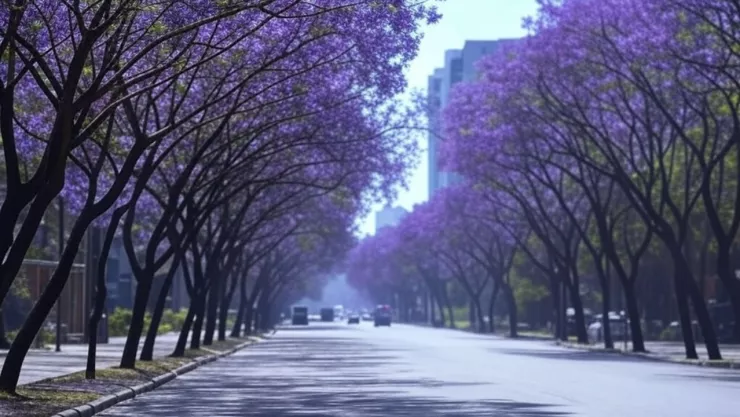 Colores que pueden tener las jacarandas además de moradas dónde verlas en CDMX