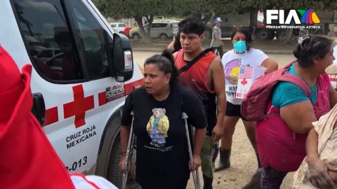 Cruz Roja lleg&oacute; a Veracruz para apoyar a los damnificados.