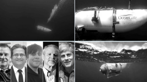 Víctimas implosión Titan