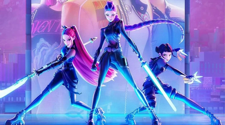 4 plantillas de stickers holográficos de Kpop Demon Hunters para un verdadero fan de las Guerreras Kpop