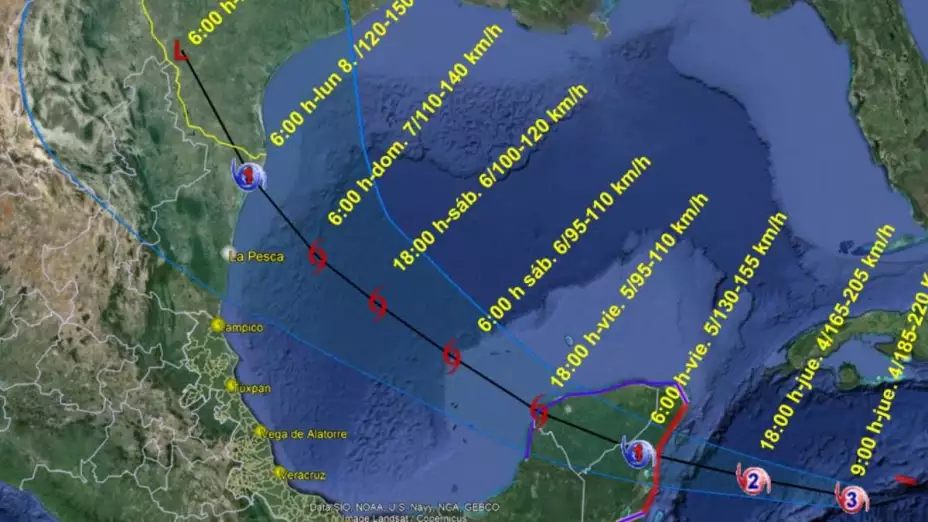 beryl coatzacoalcos.