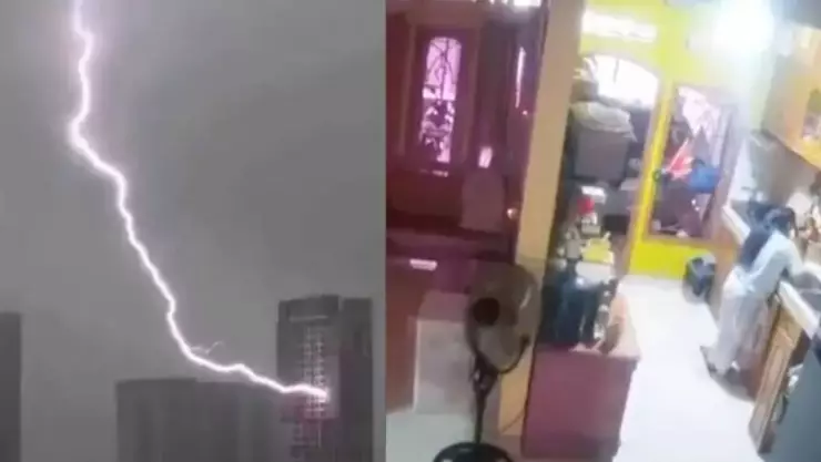 Rayo impacta a niña mientras lavaba trastes