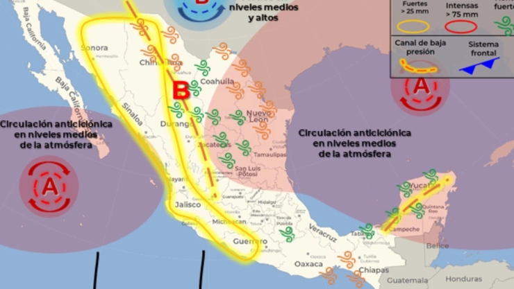 clima mexico 23 julio