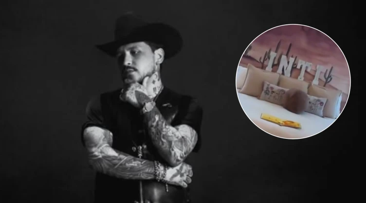 Christian Nodal comparte imágenes del cuarto de Inti