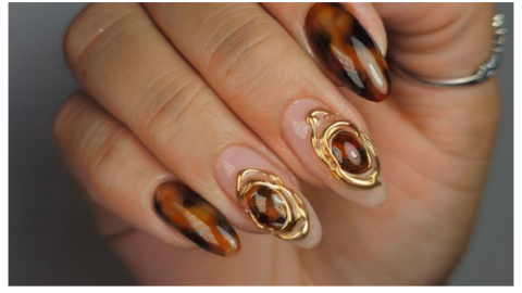 Diseño de uñas boho