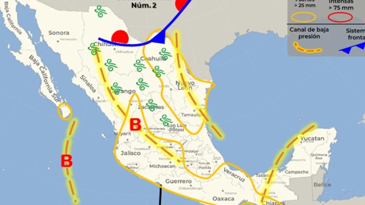 clima mexico 2 octubre