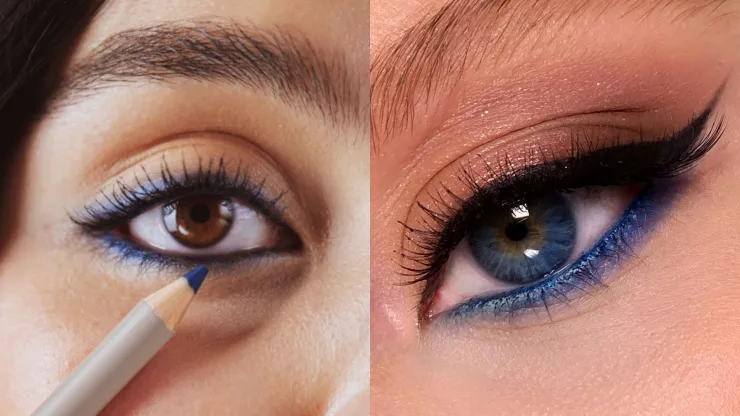 Delineador azul