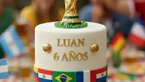 Fiesta de cumpleaños mundial de futbol