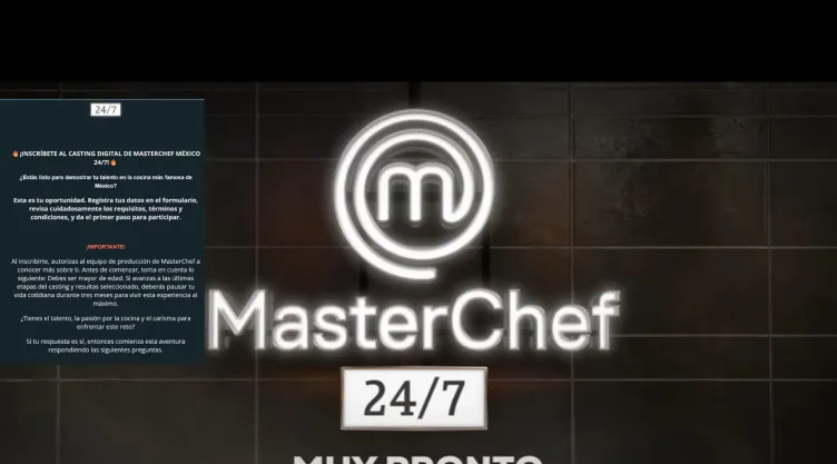 ¿Quieres entrar a MasterChef 24/7? Así puedes registrarte al casting oficial
