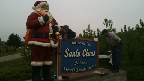 Santa Claus está en Indiana, en Estados Unidos.