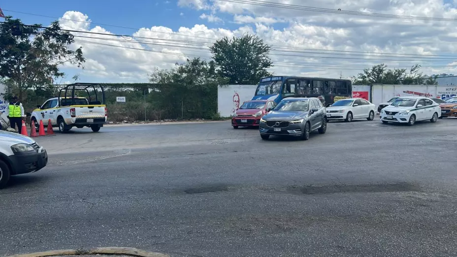 cierre de la avenida nichupté en Cancún este miércoles 24 de mayo de 2023