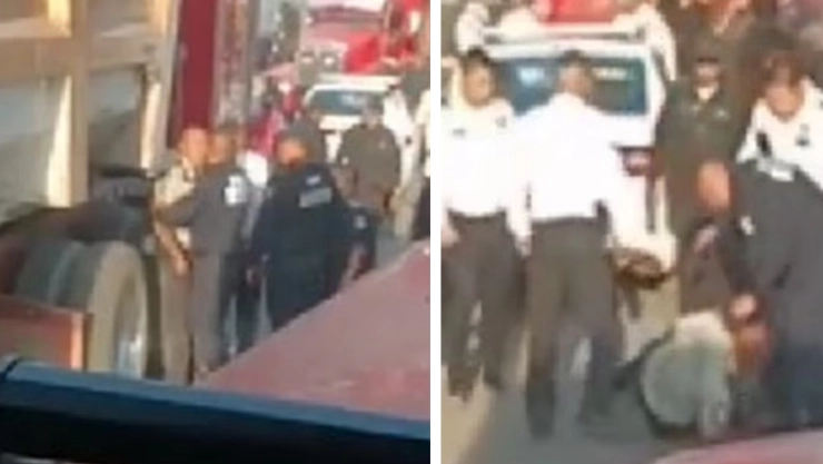 Ixtapaluca Policias guardia nacional golpiza