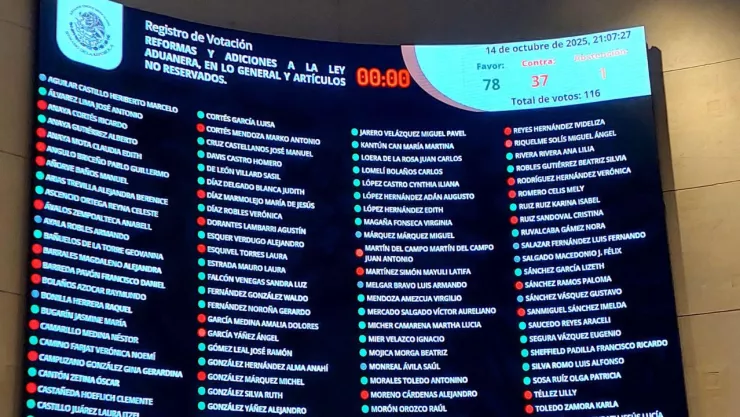 Senado aprueba Ley Aduanera.