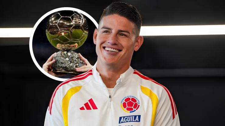 James Rodríguez lanza su candidato al Balón de Oro 2026