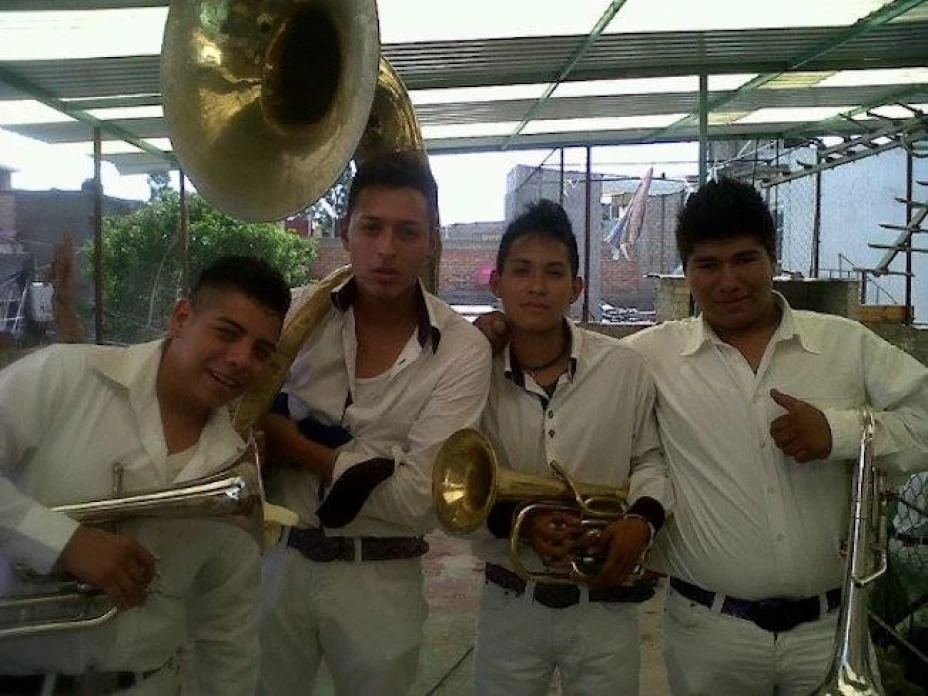 Algunos de los integrantes de “La devastadora Banda Imperial”