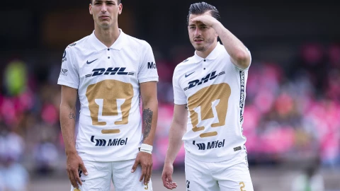 Dinenno y Mozo como jugadores de Pumas