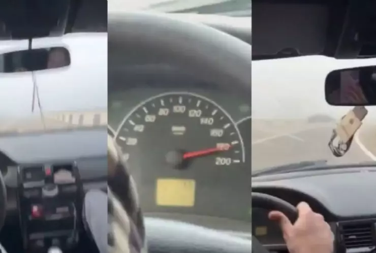 VIDEO: Un grupo de amigos graban su propio accidente: sobreviven tras impactar en curva 