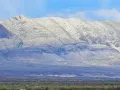Campos menonitas de El Oasis bajo un manto blanco por la granizada