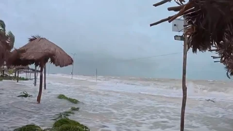 Huracán Milton Celestún