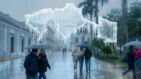 Tabasco se congela este diciembre 2025