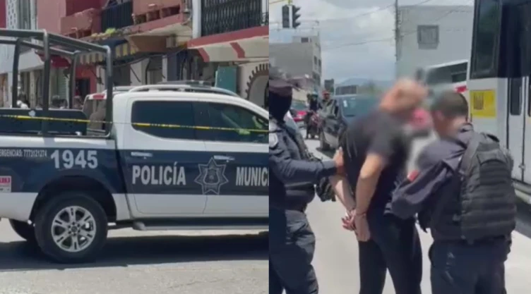 La policía no detuvo a los ladrones, pero sí al hombre que evitó el asalto.