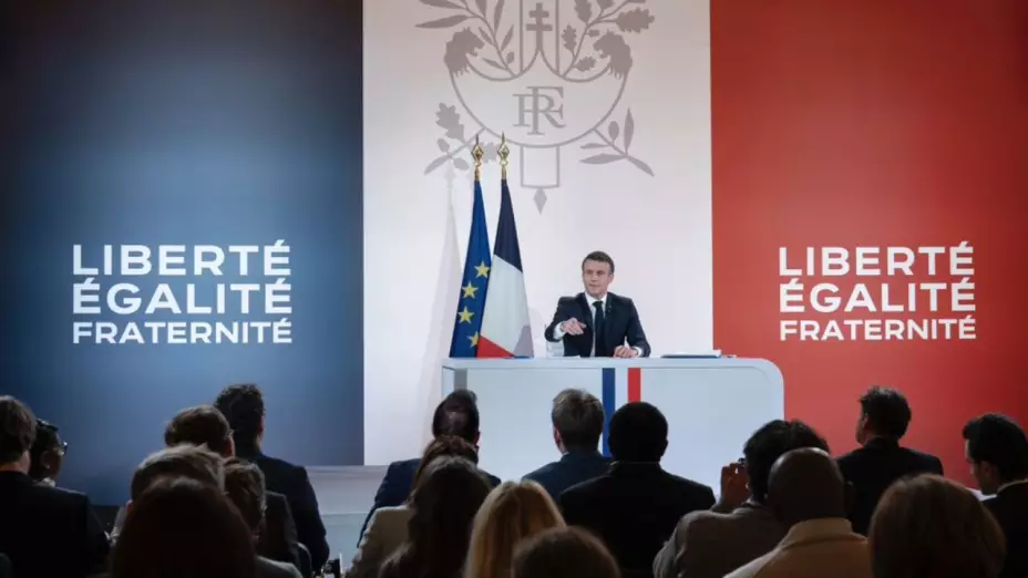 Macron habla sobre los retos en París 2024