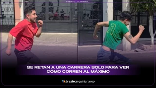 Jóvenes se retan a una carrera para descubrir quién corre más rápido y el final sorprende a todos en redes