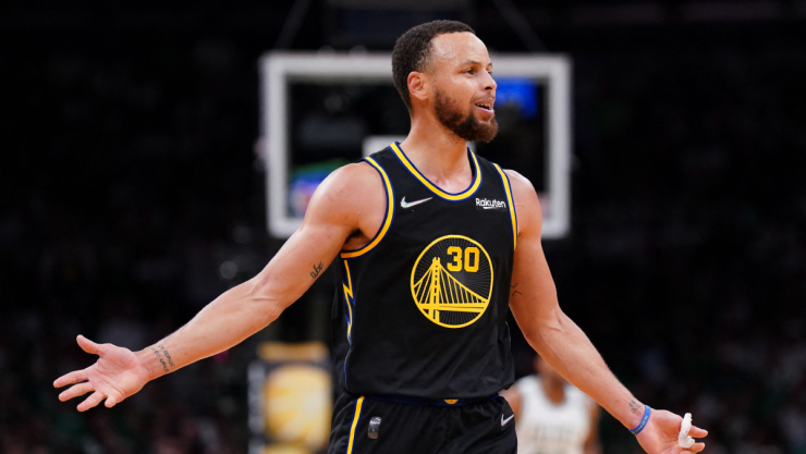 Stephen Curry con los Warriors de Golden State