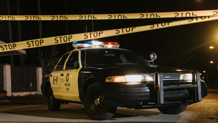 policias estados unidos escena del crimen