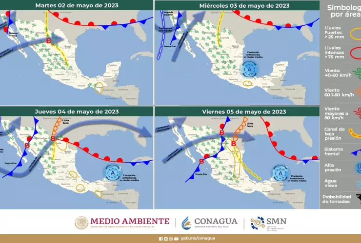 Clima en México, altas temperaturas al norte del país